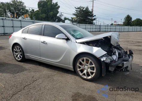 2013 Buick Regal Gs z USA, uszkodzony, nr VIN 2G4GV5GV8D9202591